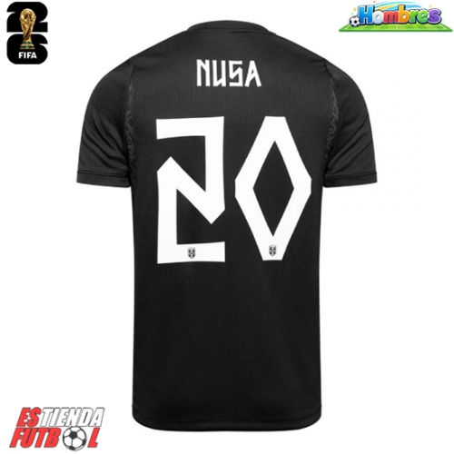 Noruega Antonio Nusa #20 Segunda Equipación Mundial 2026 Manga Corta